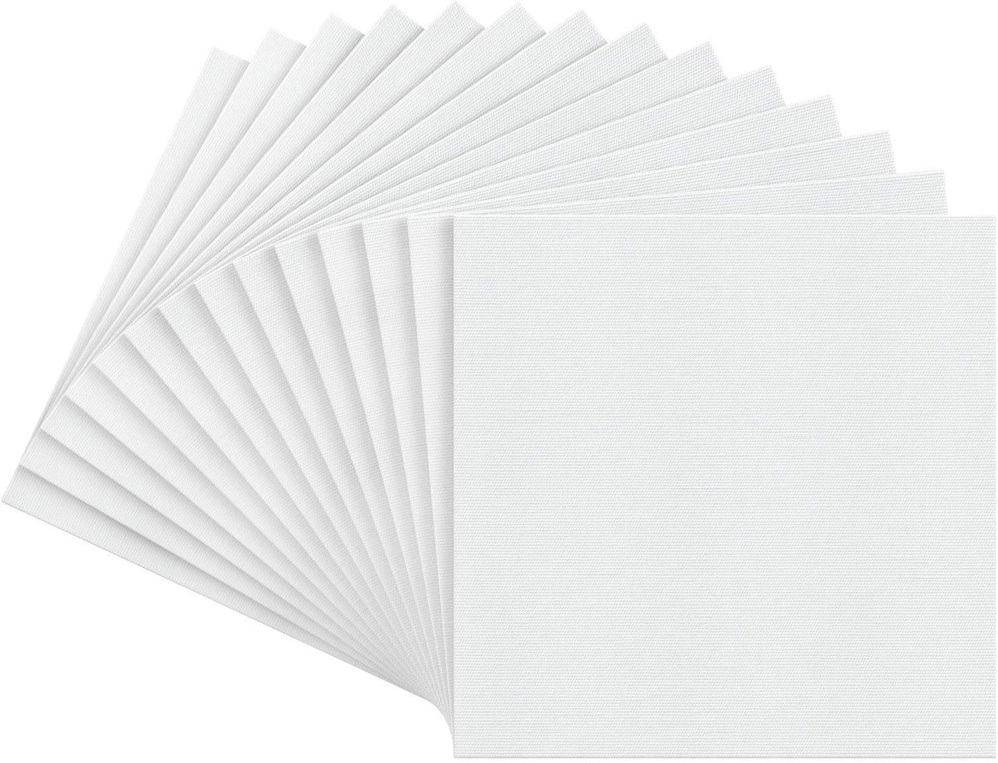 14-Pack Canvas Boards for Painting – 12 x 12 Inches, Gesso-Primed, 100% Cotton, Ideal for Acrylic & Oil Painting