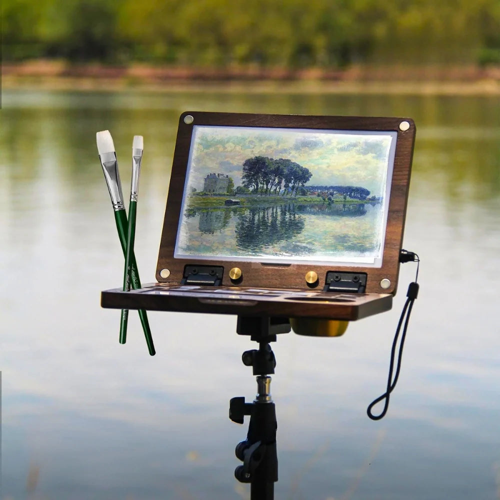 Nomad Painting Station - Compact Outdoor Art Easel & Supply Box