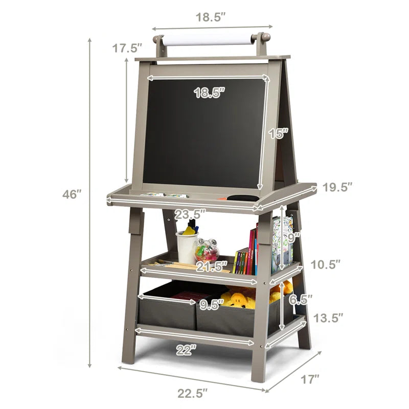 Inspire Creativity with Our Dual-Sided Kids Art Easel!