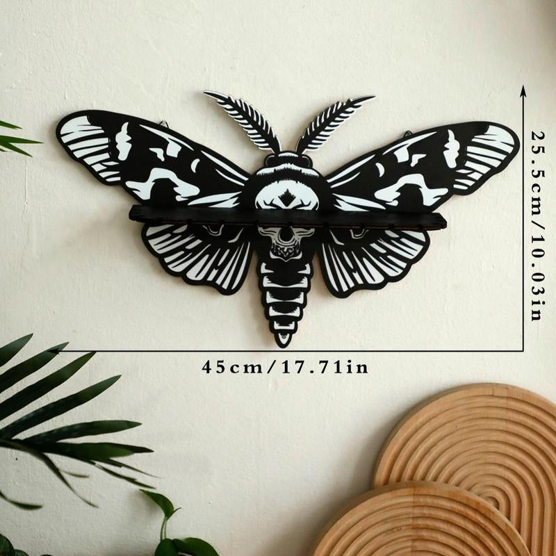 Enchant Your Space with Wooden Moth Wall Decor