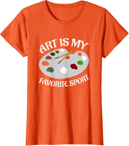 Art Is My Favorite Sport T-Shirt