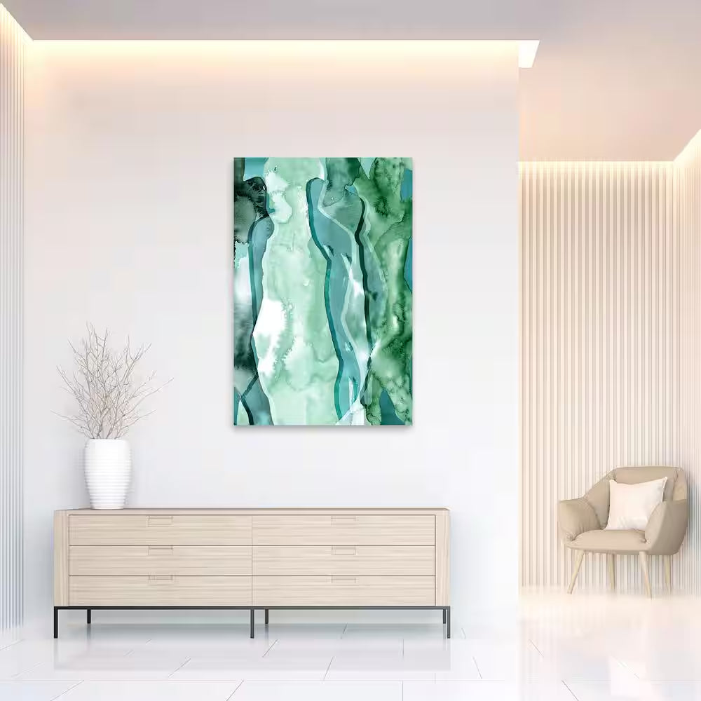 "Water Women I" by EAD Art Coop Frameless Free-Floating Tempered Art Glass Wall Art