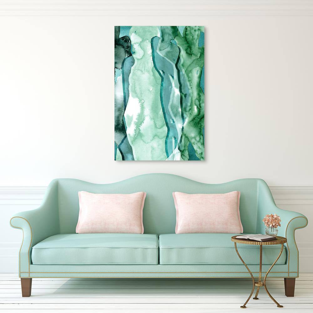 "Water Women I" by EAD Art Coop Frameless Free-Floating Tempered Art Glass Wall Art