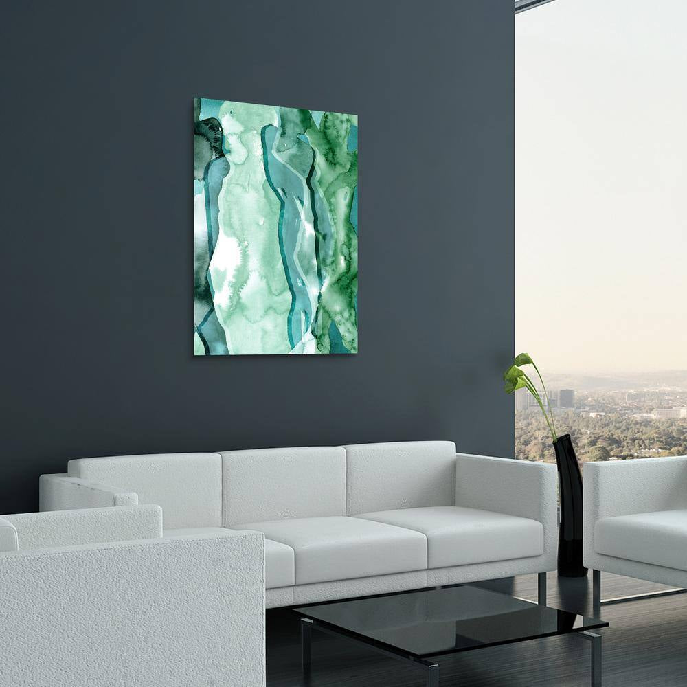 "Water Women I" by EAD Art Coop Frameless Free-Floating Tempered Art Glass Wall Art