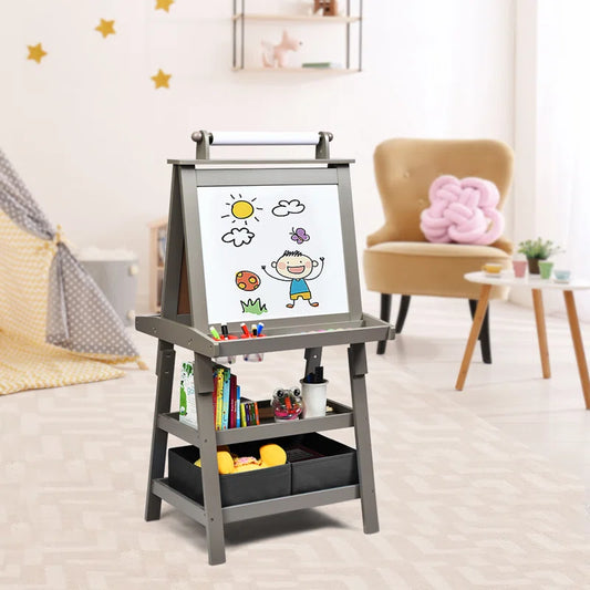 Inspire Creativity with Our Dual-Sided Kids Art Easel!