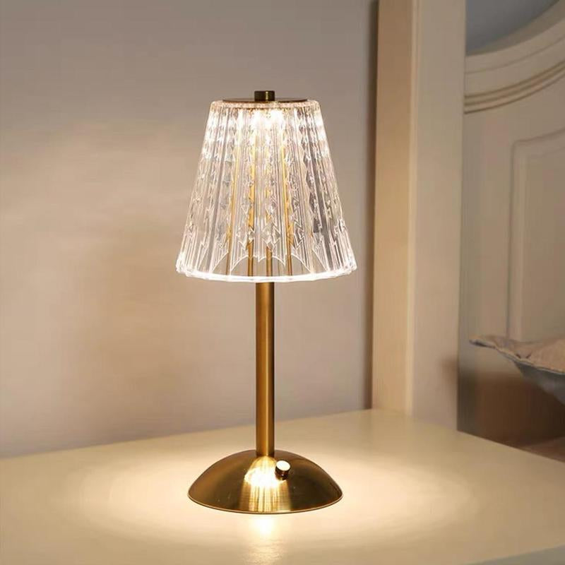 Vintage Touch Control LED Desk Lamp – Stylish & Portable for Any Space